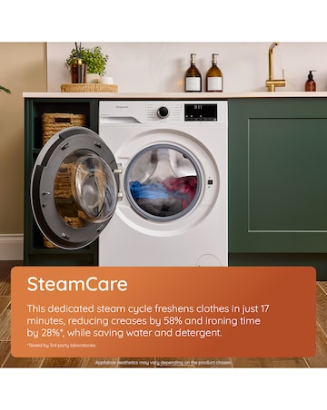 Hotpoint HP 124A CARE UK Fabric Care Washing Machine - White + Installation
