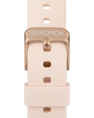 Sekonda Track Smart Watch - Rose Gold Plastic Case & Pink Silicone Strap