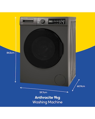 Russell Hobbs 9KG/1400RPM Washing Machine - Anthracite