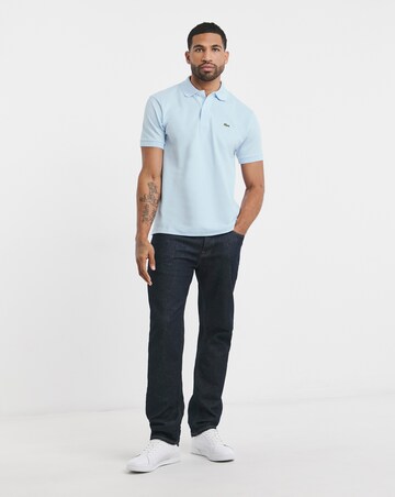Lacoste Classic Short Sleeve Pique Polo - Light Blue
