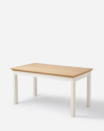 Julipa Ashford Dining Table with 4 Ava Fabric Chairs