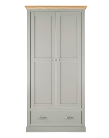 Julipa Ashford 2 Door 1 Drawer Wardrobe
