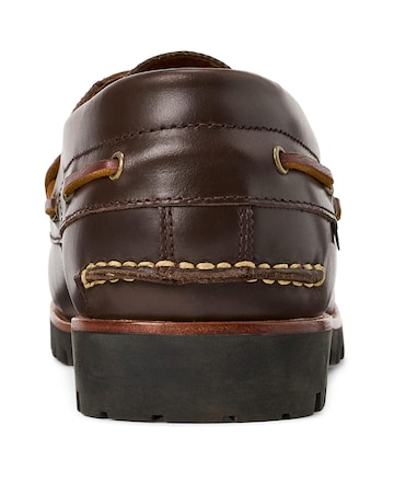 Polo Ralph Lauren Ranger Leather Deck Shoe - Dark Brown