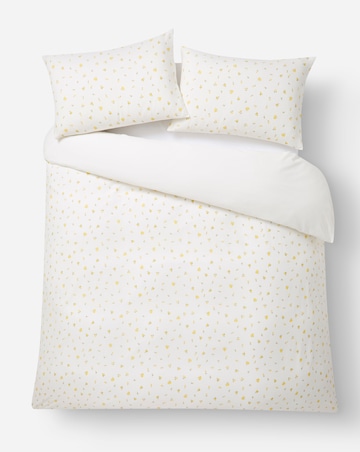 Daisy Floral Textured Cotton Duvet Cover Set