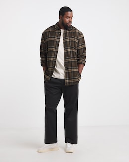 Jack &amp; Jones Owen Cade Pleated Trouser - Black