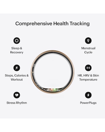 Ultrahuman Ring AIR Bluetooth Smart Ring - Brushed Rose Gold - Size 10