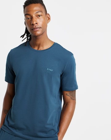 BOSS Mix & Match Short Sleeve Lounge T-Shirt - Blue