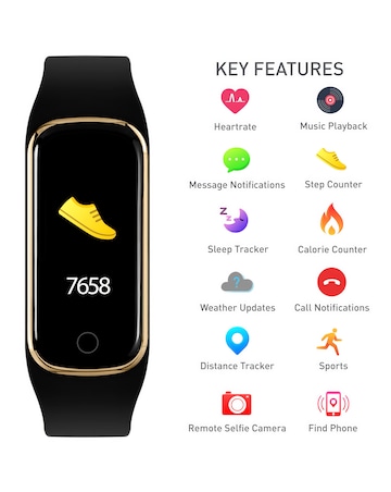 Reflex Active Series 08 Activity Tracker - Black