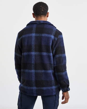 Timberland Wool Blend Shacket - Blue