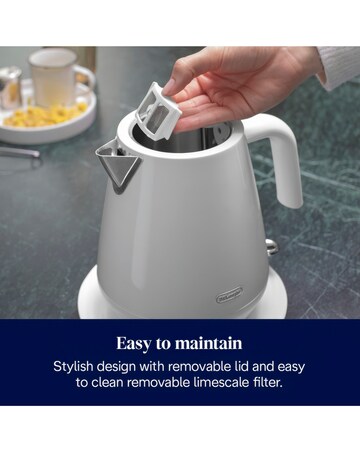 De'Longhi Eclettica KBY3001.W White Kettle