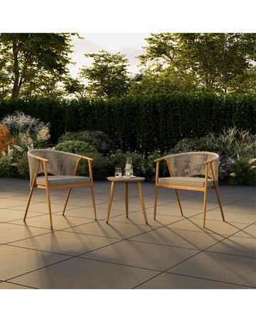 Charles Bentley Rope Weave Bistro Set