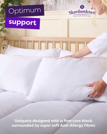 Slumberdown Super Support Anti Allergy 4 Pack Pillows