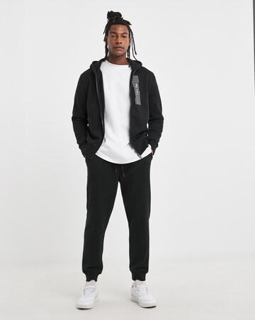 Calvin Klein Black Horizontal Logo Full Zip Hoodie