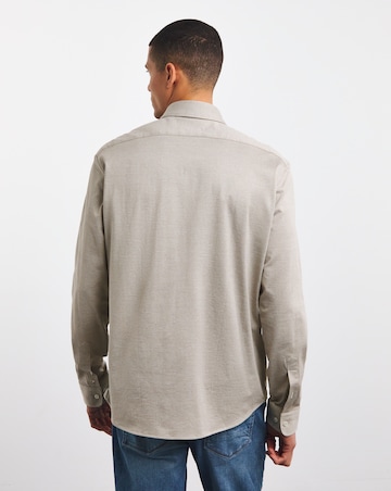 BOSS Stretch Natural Long Sleeve Shirt