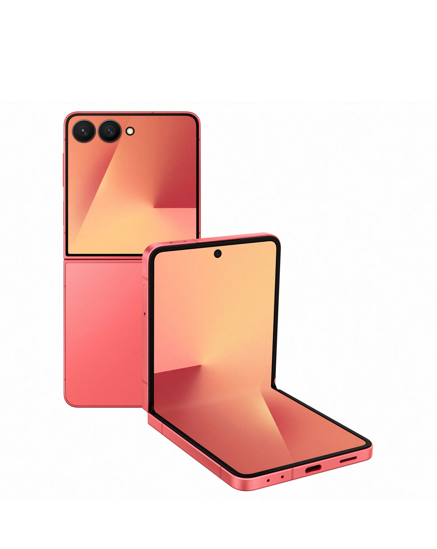 【Aランク】Galaxy Z Flip7 コーラルレッド 256GB 韓国版 Samsung Galaxy Z Flip7 256GB 5G - Coral Red - Galaxy AI | Jacamo