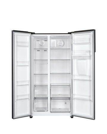 HOOVER HHSBSO-6174BWDK-1 90cm Slim Non Plumbed Water Dispenser Fridge Freezer