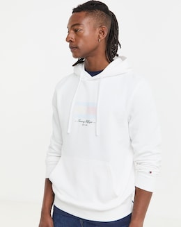 Tommy Hilfiger Ithaca Flag Hoodie - White