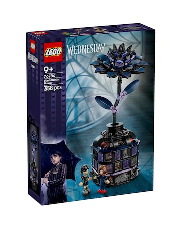 LEGO Wednesday Black Dahlia Flower
