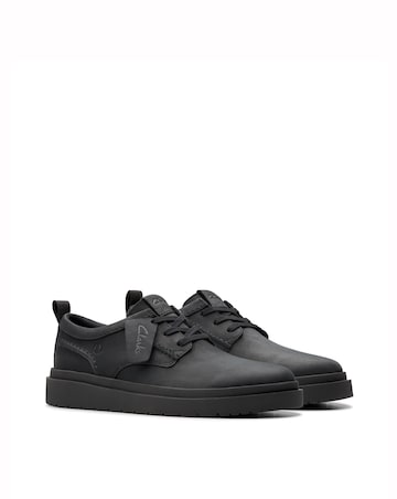 Clarks Polden Lace Shoe - Black