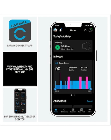 Garmin Vivoactive 6 AMOLED 42mm Smart Watch - Pink Dawn