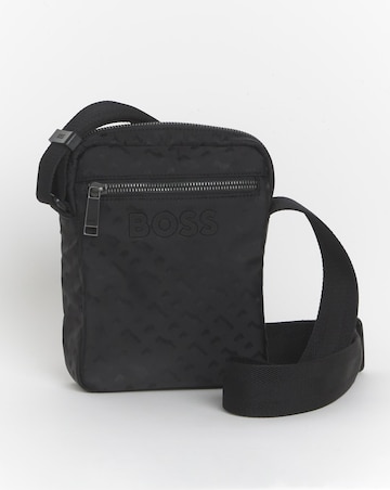 BOSS Catch Logo Reporter Bag - Black