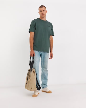 Napapijri Back Logo T-shirt - Khaki
