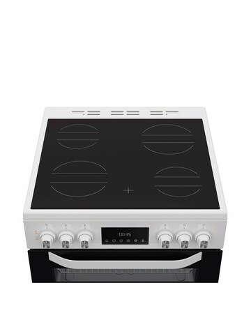 Hotpoint HTE6VDCW 60cm Electric Twin Cooker with Multiflow - White Installation