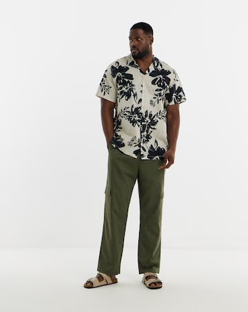 Jack & Jones Premium Venice Printed Shirt - Cream