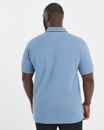Polo Ralph Lauren Short Sleeve Tipped Polo -Blue
