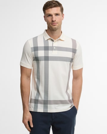 Barbour Short Sleeve Blaine Tailored Polo Shirt - White