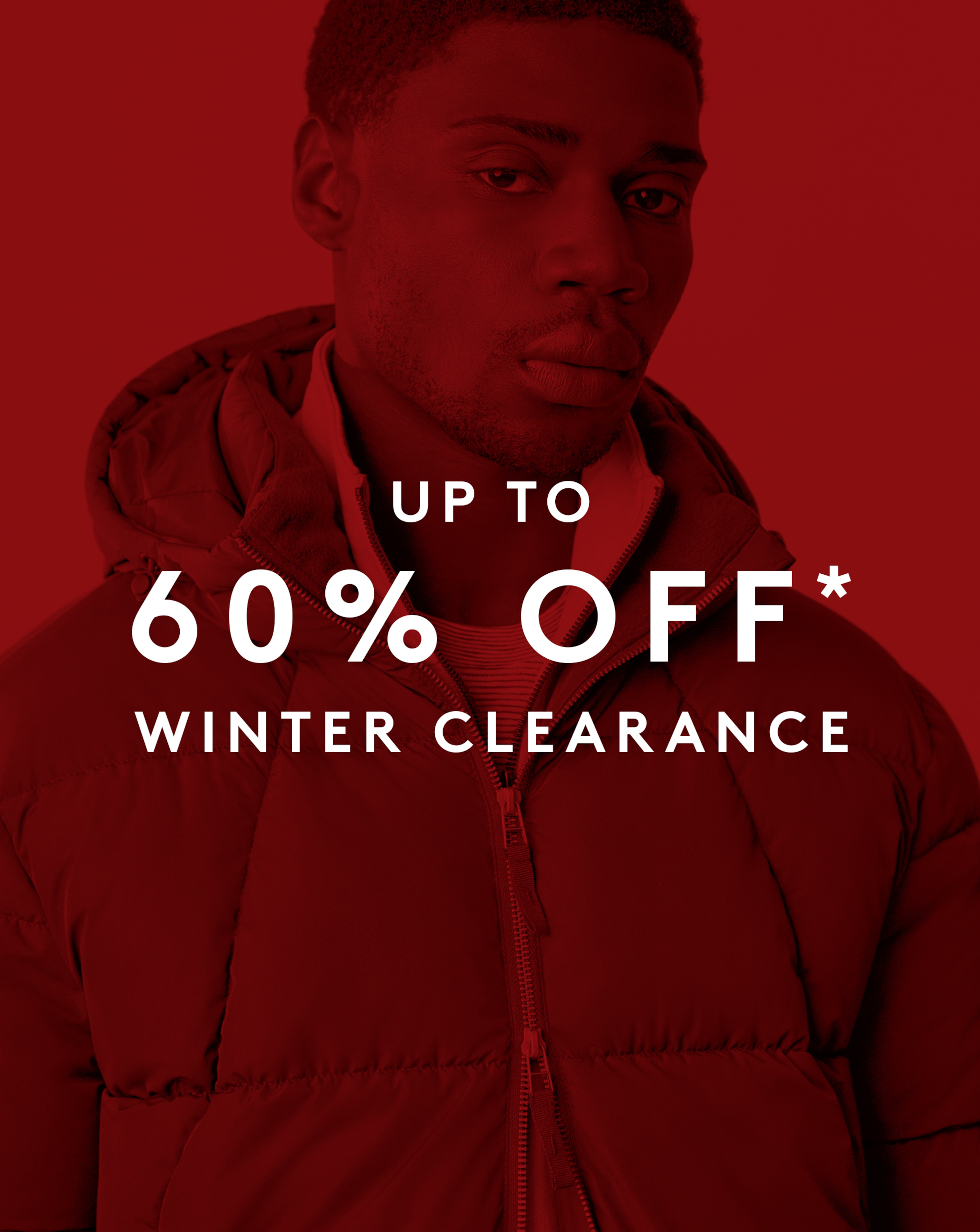 Up to 60% off* Winter Clearance. Model wears Grey Mid Length Puffer Jacket