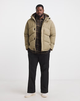 Jack &amp; Jones World Puffer Coat - Natural