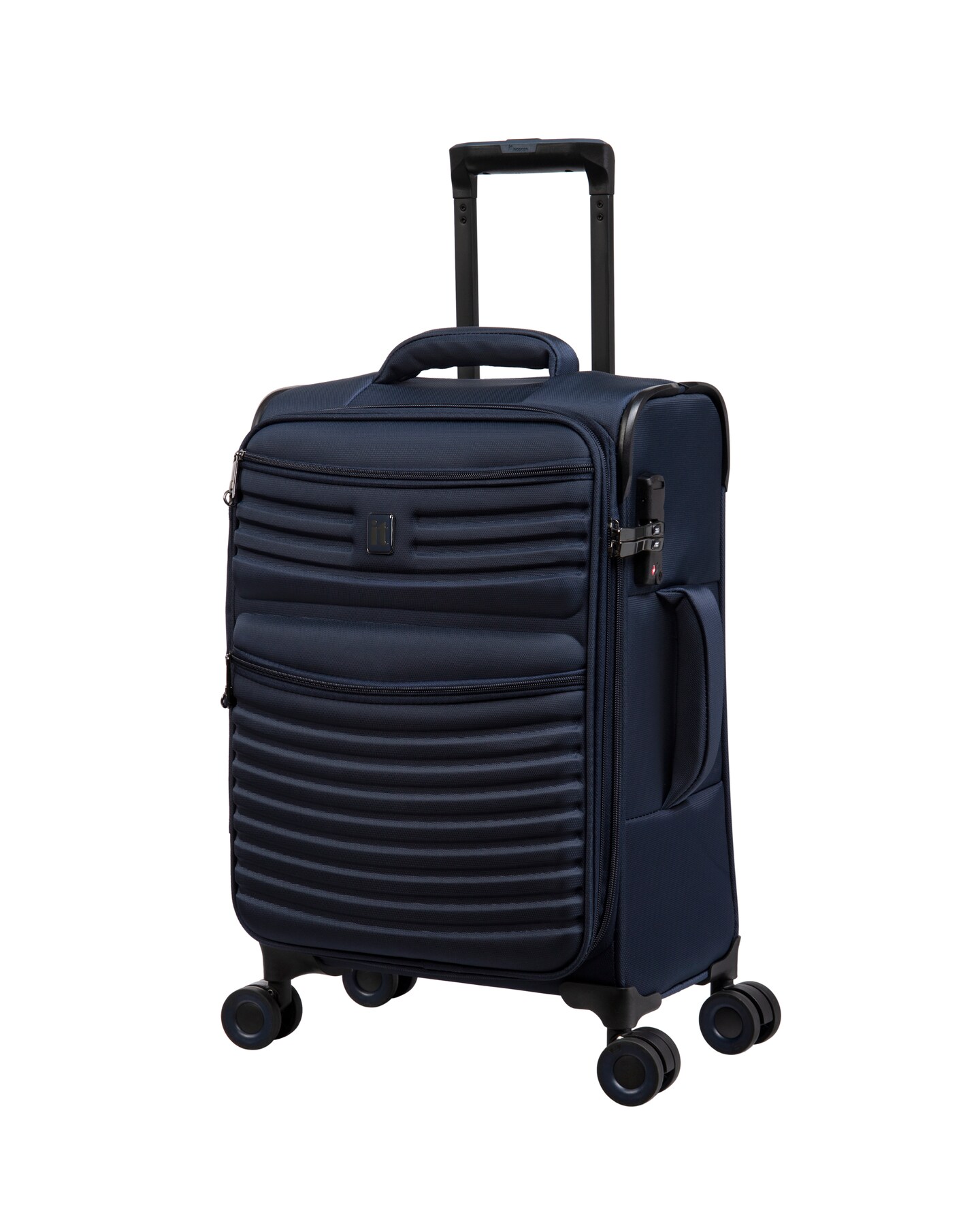 IT Luggage Precursor Dress Blues Cabin Suitcase with TSA Lock Jacamo
