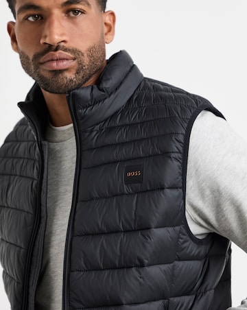 BOSS Light Weight Padded Gilet - Black