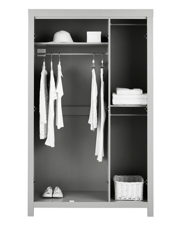 Dakota 3 Door Mirrored Wardrobe