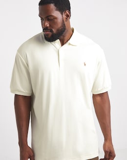 Polo Ralph Lauren Short Sleeve Soft Cotton Polo - Cream