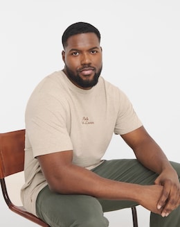 Polo Ralph Lauren Short Sleeve Script Logo T-Shirt - Beige