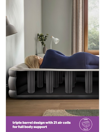 Silentnight Ultimate Deep Sleep High-Rise Airbed with Electric Pump - King