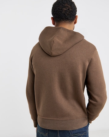 Polo Ralph Lauren Zip Through Hoodie - Brown Heather