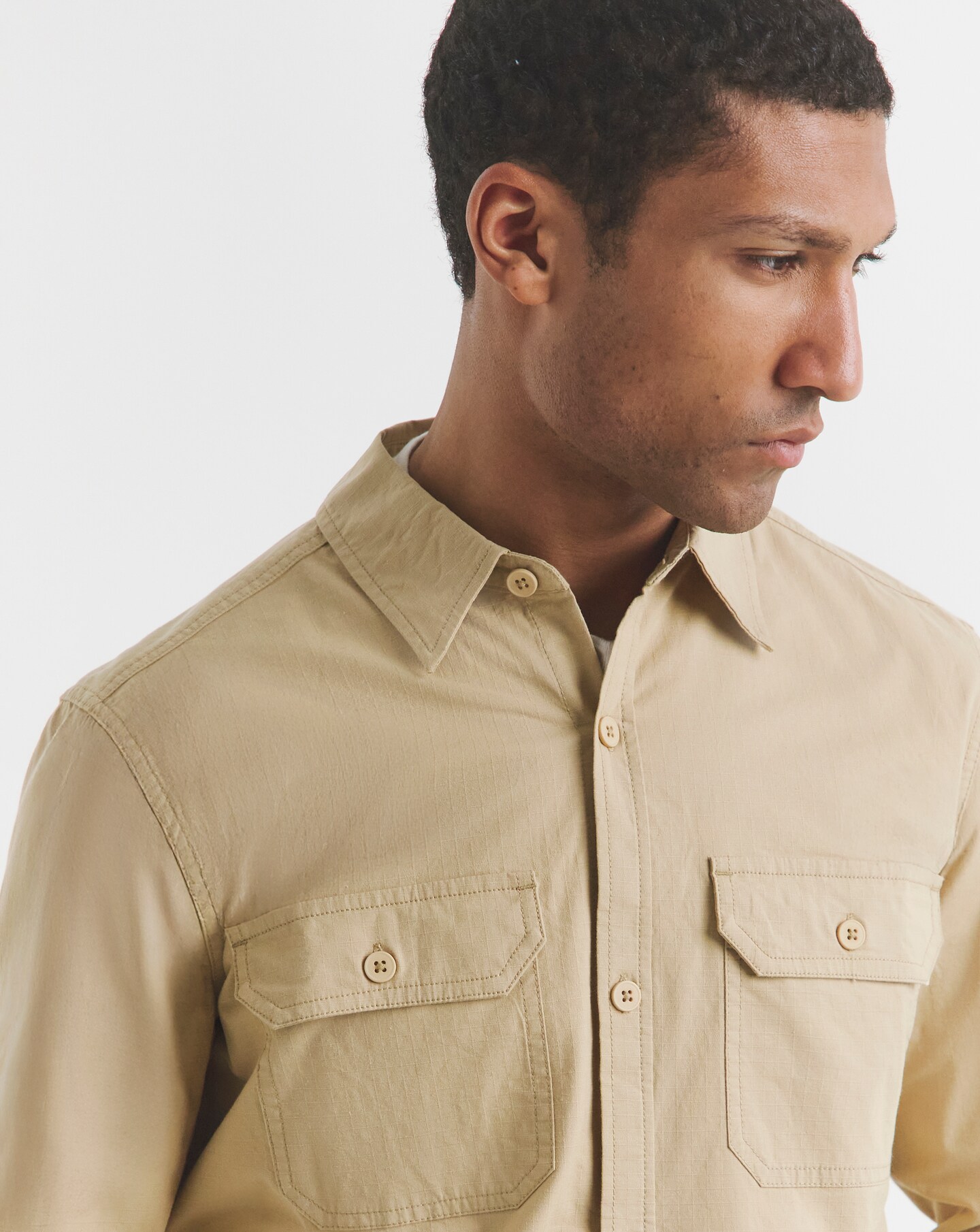 Double Pocket Ripstop Shirt | Jacamo