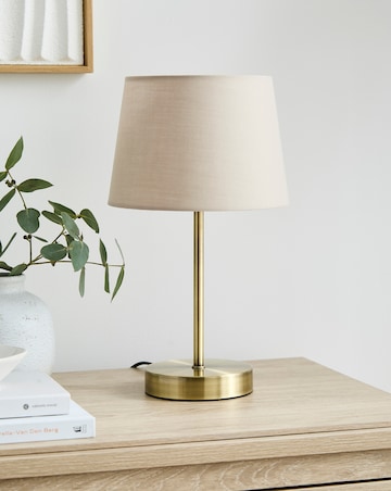 Owen Cream and Brass Table Lamp