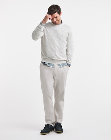 Barbour Flaxby Linen Blend Crew Neck Jumper - Neutral