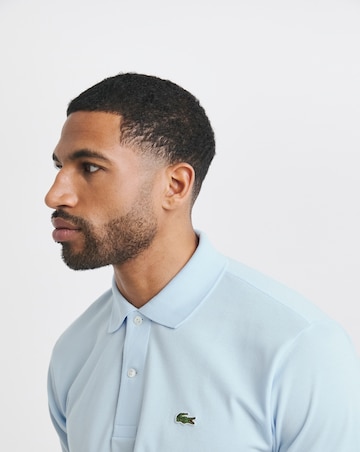 Lacoste Classic Short Sleeve Pique Polo - Light Blue