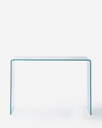 Weybourne Glass Console Table