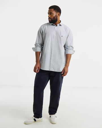 Polo Ralph Lauren Long Sleeve Bi Stretch Check Shirt - White/Navy