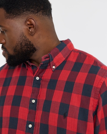 Polo Ralph Lauren Long Sleeve Brushed Check Shirt - Red