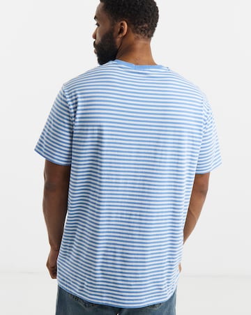 Polo Ralph Lauren Short Sleeve Stripe T-Shirt - Blue/White