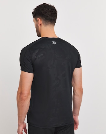 Gym King Debossed Camo T-Shirt