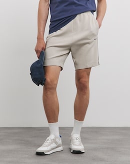 BOSS Small Logo Sweat Shorts - Light Beige