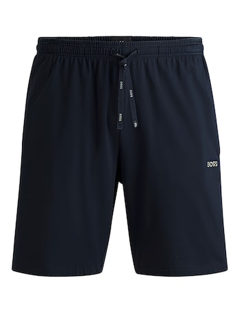 Boss Mix & Match Logo Lounge Short in Navy